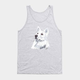 WHITE SWISS SHEPHERD DOG Tank Top